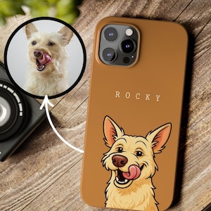 Custom Pet Phone, Case with Pet's Photo and Name, Custom Dog Phone, Case Custom Cat, Cat iPhone Case, gift personalized for birthday, love