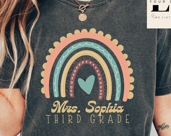 teacher gift,teacher shirt,personalized teacher shirt,custom teacher tee,Mrs. shirt,teacher gift,back to school shirt,grade teacher shirt