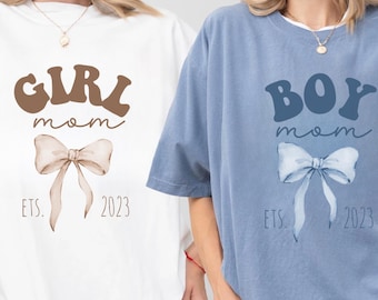 girl mom shirt,boy mom shirt,custom mom shirt,established mom shirt,mothers day gift,personalized mom shirt,mama est shirt,mom birthday gift