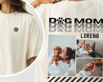 mom Photo Shirt,Mother's Day Custom Shirt,Personalized mom TShirt,Mother's Day Gift, mom dog,gift for dog lover,mom dog t-shirt,t shirt pet
