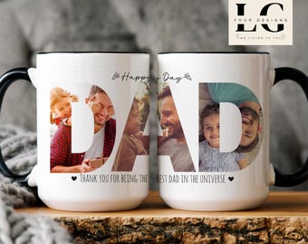 Personalized mug, Father's Day gift, mug with personalized photos, mug, gift for mom, personalized gift, gifts for her,Father's Day mug