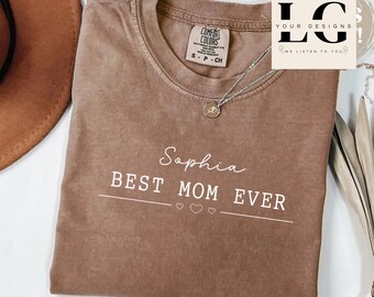 gift for mom,Tshirt for mom,personalized mom tshirt,custom t-shirts,T-shirt with moms name,gift for mothers day,Mother's Day Shirt,Mom Shirt