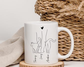 Personalized Cat's Name Mug,cat lover gift,pet mom gift,cat Lover Mug,memorial cat gifts,cute cat gift,pet family gift,gift for cat mom