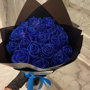 Custom Glitter Eternal Rose Bouquets for Any Occasion! FREE SHIPPING