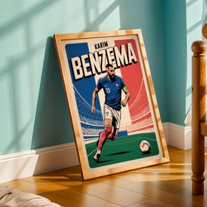Vintage Football Stadium Art Print: Retro Sports Poster