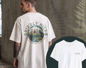 World of Warcraft Grizzly Hills Grizzlemaw Tours style soft touch T Shirt | MMORPG WoW fan gift merch for geeky gamers