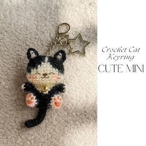 Crochet Cat Keyring Pattern: Mini Amigurumi Animal (PDF Pattern)