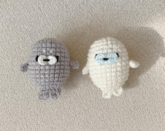 Crochet Seal Keychain Pattern: Amigurumi Animal (PDF Download)