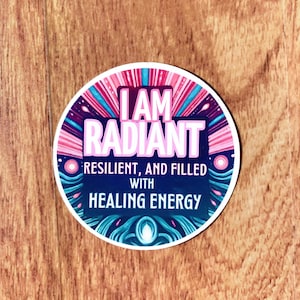 Heilung positive Affirmation Aufkleber für Krebs Patienten Chemo Genesung Chronische Krankheit Krieger Mentale Gesundheit Selbstfürsorge Geschenk Motivation