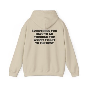Men&#39;s Inspirational Hoodie: Positive Quote Pullover - Cozy Gift