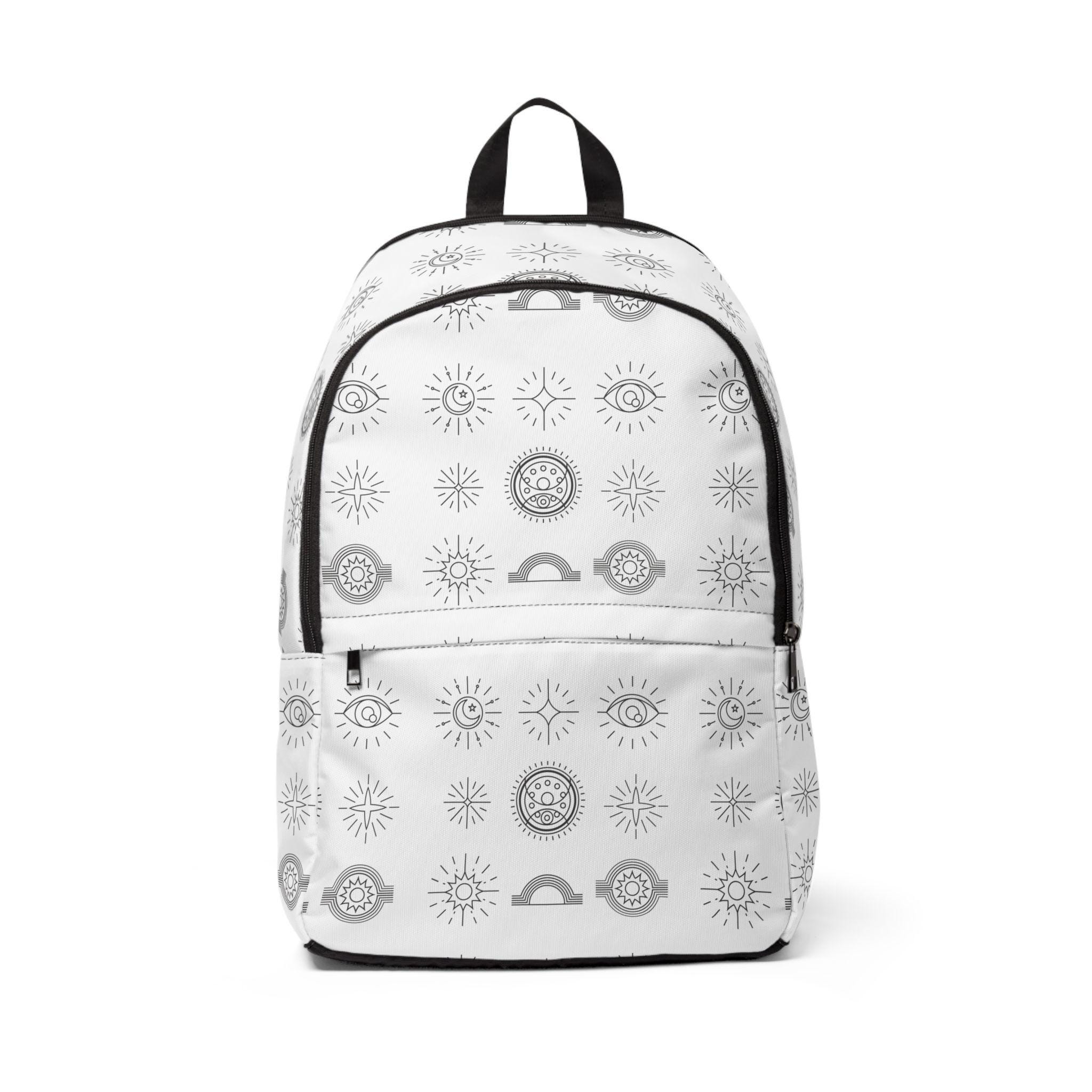 Celestial Pin Display Ita Bag: Waterproof Nylon Backpack