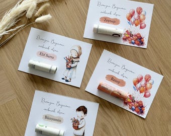 Personalized Ramadan money card - Eid Mubarak gift for children