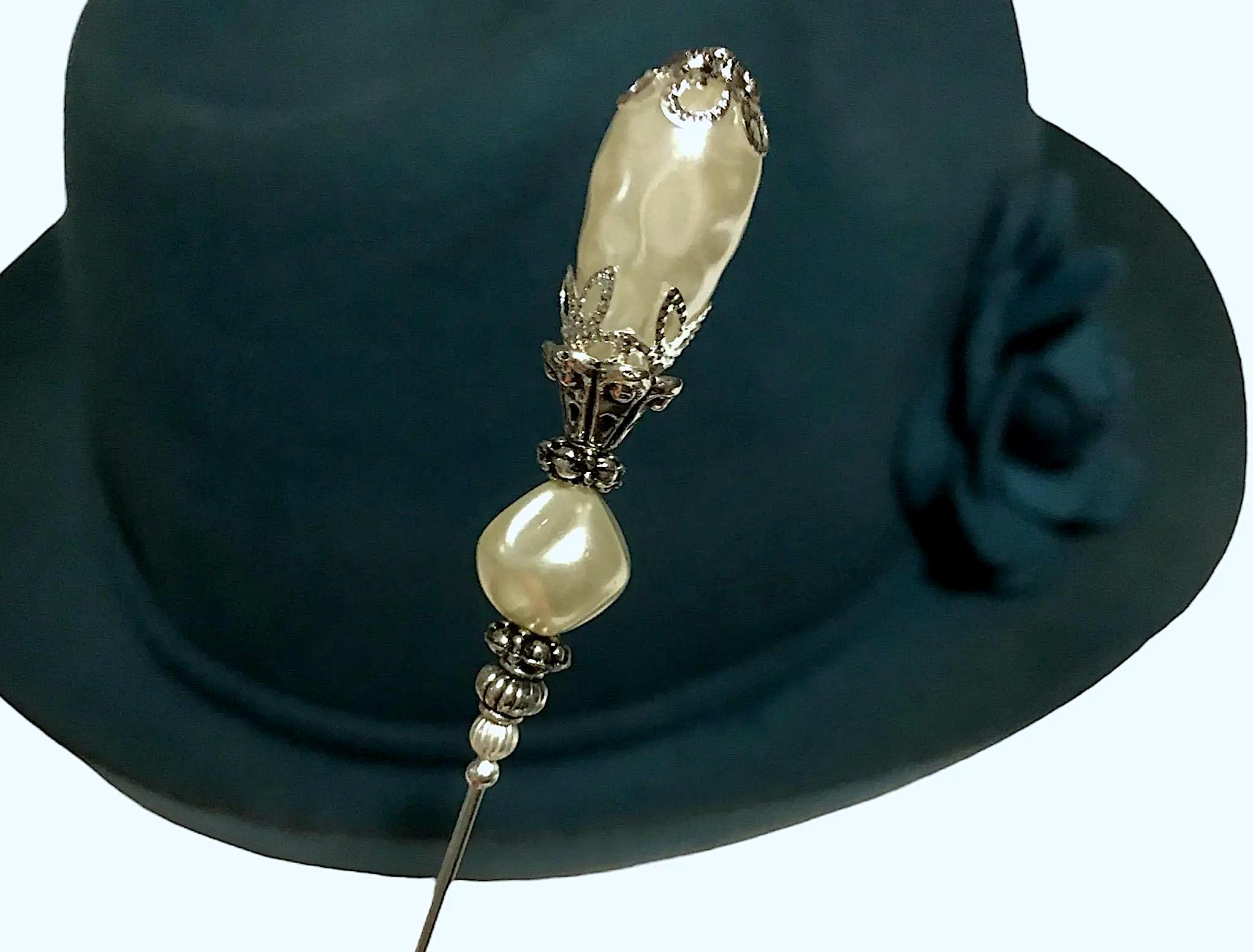 Pearl Hatpin - Etsy display picture 2