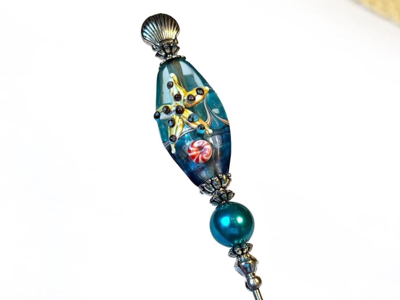 Murano Glass Hatpin - Etsy