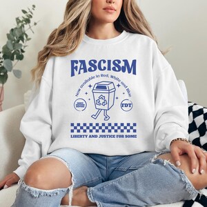 Funny Anti Trump Shirt, Anti Fascism T-Shirt, Retro Irony Anti Fascist Shirt, FDT Sweatshirt, Anti Trump Sweatshirt, Retro Anti Trump Shirt