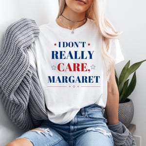 Vance T-shirt, I Don&#39;t Really Care Margaret Vance Shirt, JD Vance Shirt, Vance shirt, Conservative Gift Shirt, Interview Vance Sweatshirt