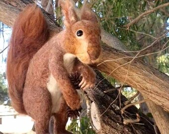 Needle felted Squirrel