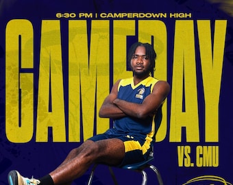 Customizable Sports Template in Photoshop, Game Day Flyer for Teams & Social Media