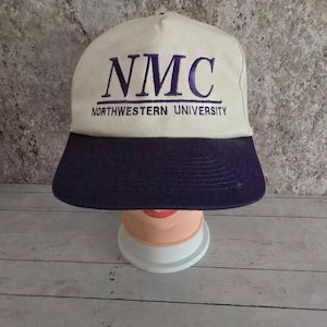 Vintage NMC Northwestern University Wildcats Snapback Hat