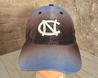 Vintage Top Der Welt North Carolina Tar Heels Retro Hut Kappe Cap taillierte Größe 7