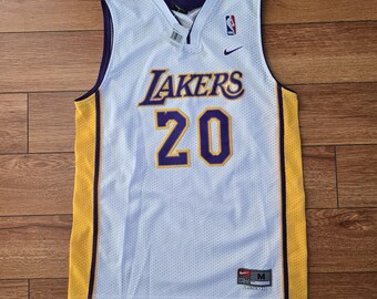 Vintage Los Angeles Lakers Gary Payton Team Nike Jersey Size Medium Length +2