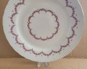 Vintage Von Henneberg Jlmenau Made In GDR Floral Roses Serving Plate