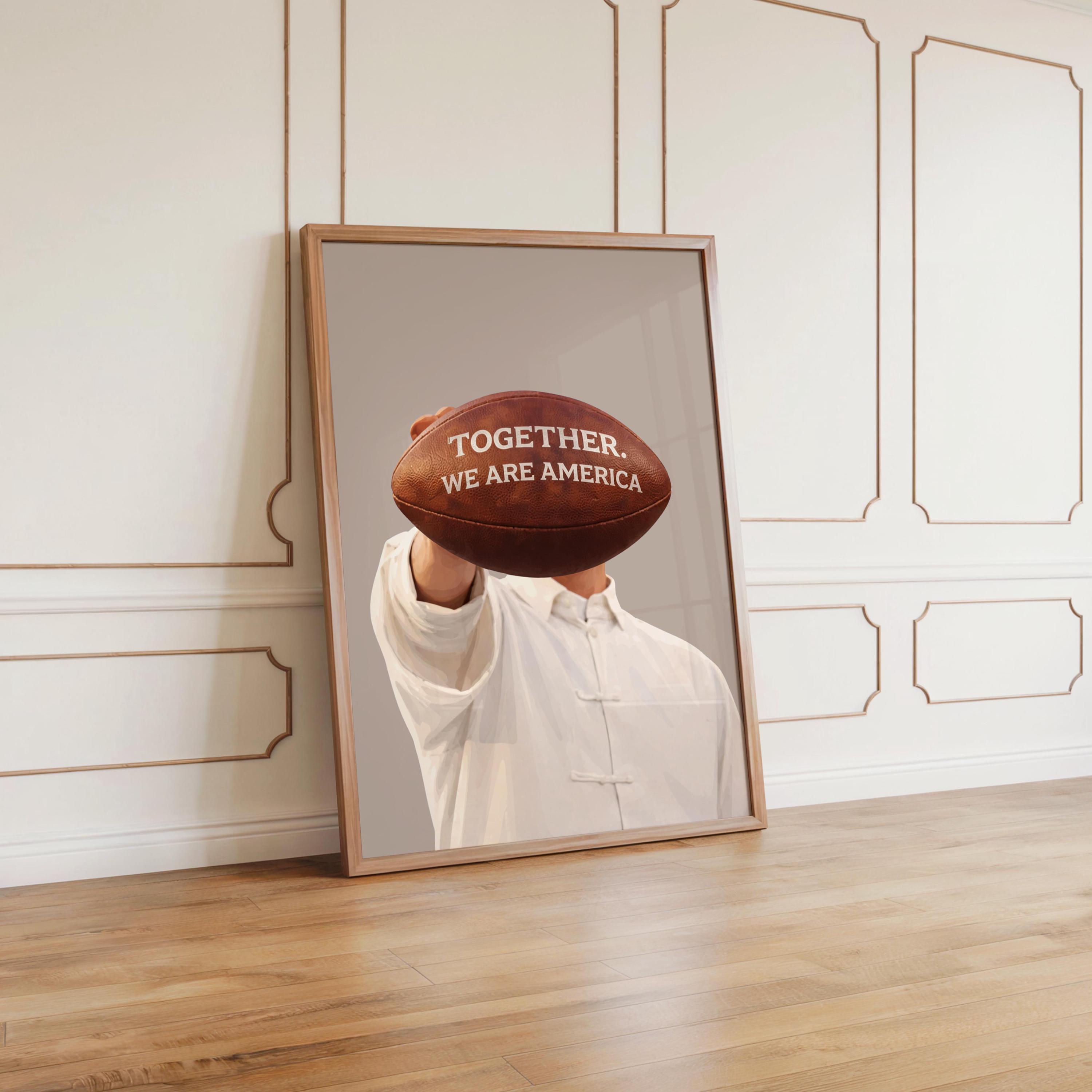 Discover Bad Bunny Superbowl Quote Print | Motivational Football Art