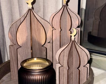 Mosque-shaped 3D Ornaments for Ramadan Eid Nikkah Decor