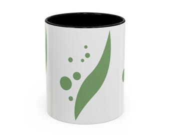 Wie Sie Wollen Colorful Mug 11oz 15oz | Custom Glossy Ceramic Cup | Multicolor Accent Coffee Mug with Handle | Dishwasher Safe Gift
