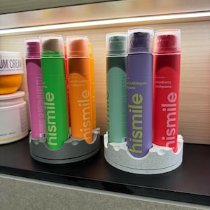HiSmile Rotating Toothpaste Holder - Bathroom Organiser