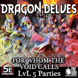 Dragon Delves - For Whom the Void Calls - 27pc - D&D Miniatures - DnD Minis, Dungeons and Dragons, Pathfinder, and Role Playing Games