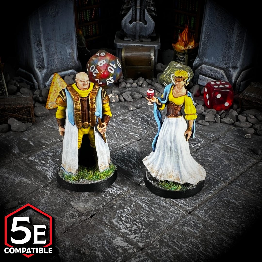 Pathfinder Mayor Noble - 2pc - Mayor of Phandalin - 28mm | 32mm - D&D Miniatures, Dnd ...