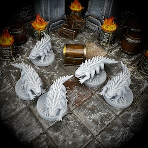 Basilisk - D&D Miniatures - DnD Minis, Dungeons and Dragons, Pathfinder, and Role Playing Games