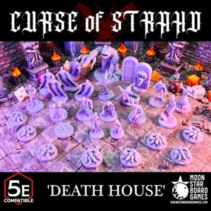 Curse of Stradh 29pc - COMPLETE Death House Scenario - D&D Miniatures - DnD Minis, Dungeons and Dragons, Pathfinder, and Role Playing Games