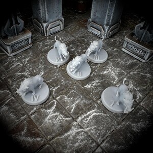 Boar - D&D Miniatures - DnD Minis, Dungeons and Dragons, Pathfinder, and Role Playing Games