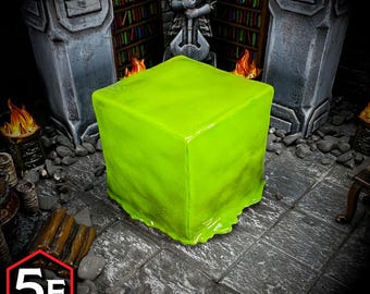 ゼラチンキューブ - D&D ミニチュア - DnD ミニチュア、ダンジョンズ アンド ドラゴンズ、パスファインダー、ロール プレイング ゲーム
