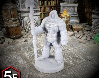 Reghed Goliath Chieftain - Fantasy TTRPG Miniatures - D&D Miniatures - DnD Minis, Dungeons and Dragons, Pathfinder, and Role Playing Games