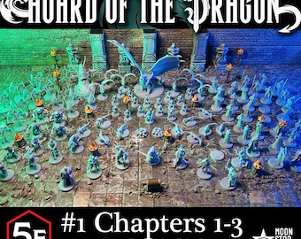 Hoard of the Dragon Queen 119pc - Chapters 1-3 - D&D Miniatures - DnD Minis, Dungeons and Dragons, Pathfinder, and Role Playing Games