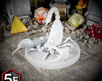 Lot De 3 Figurines Scorpion Géant 28 Mm – Donjons & Dragons – Créature Fantastique