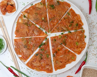 Kimchi Jeon Box – Koreansk pannkaka med kimchi och grönsaker | Snabbt och enkelt koreanskt matlagningskit