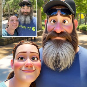 Retrato digital de família de casais Pix-art personalizados, foto para desenho animado, presentes para namorado, para namorada, presentes para ela, para ele, presente de dia dos namorados