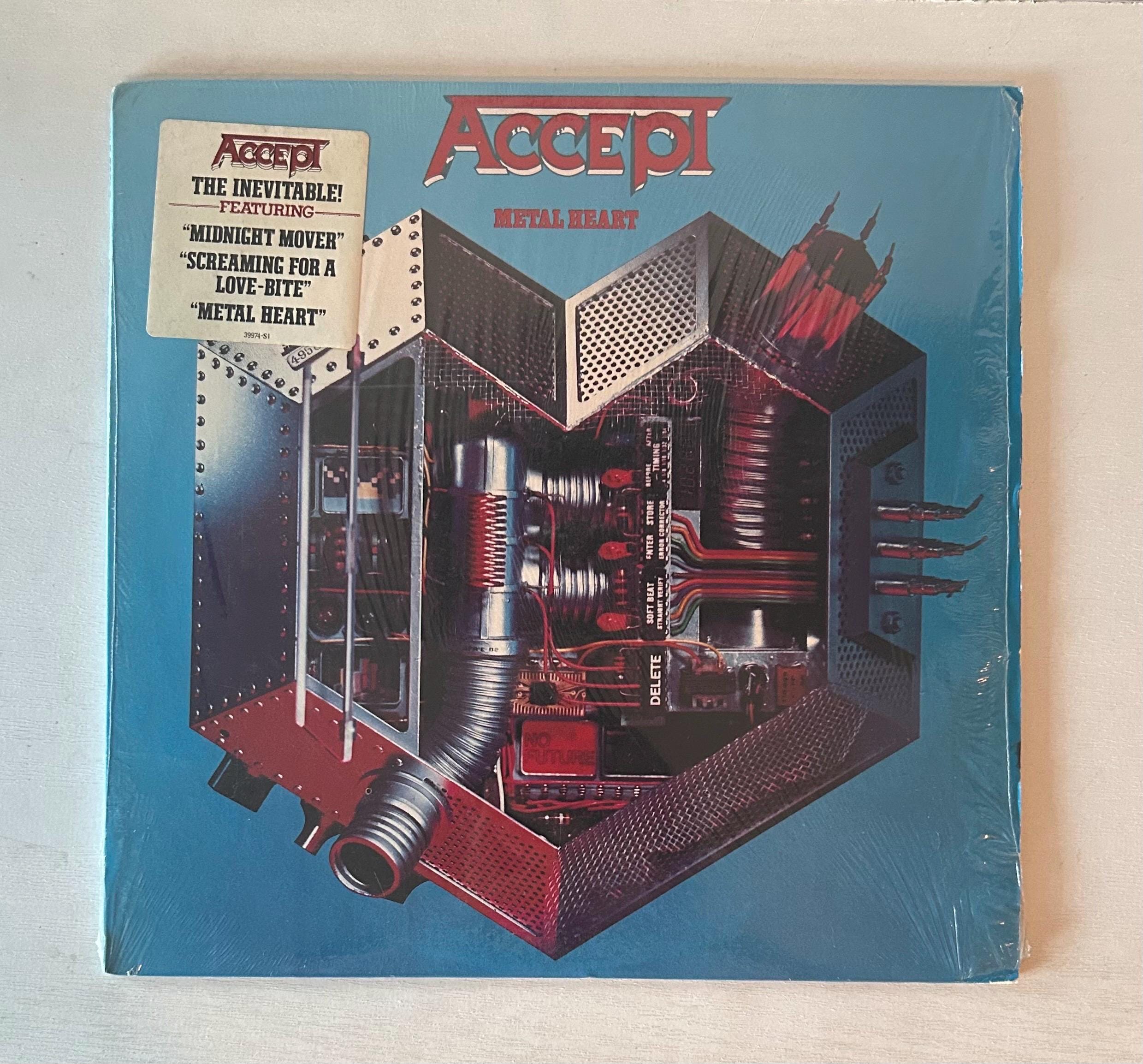 Accept Metal Heart - Etsy