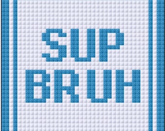 Gráfico digital de bordado con señal de stop