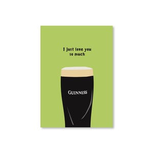 Guinness Karte zum Valentinstag, I Love You So Much