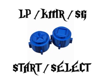 Guitar Hero Start/Wählen Sie Ersatz Buttons (Les Paul, Kramer, SG) XBox/PS3/Wii Controllers - 3D Gedruckt - Kundenspezifische Farben möglich