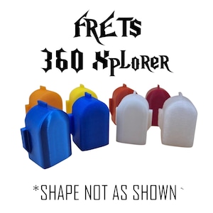 Guitar Hero Replacement Fret Set for Xbox 360 Xplorer - 3D Printed to suit Kailh Choc Switch - Custom Colours Available