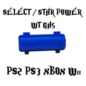 Guitar Hero Select/Star Power Button (World Tour, GH5, Metallica) Kontrolery Xbox/PS2/PS3/Wii - Dostępne kolory niestandardowe drukowane w technologii 3D