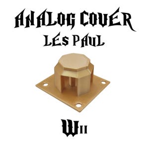 Osłona analogowego drążka/DPAD Guitar Hero do kontrolera Wii Les Paul - dostępna w niestandardowych kolorach drukowanych w 3D