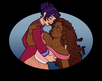 Winx Club Sticker - Pride Series, Musa and Aisha