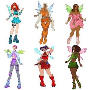 Winx Club Stickers - Charmix Fairy Form